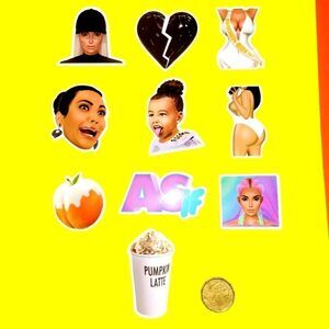 3/$20 brand new 10x waterproof stickers